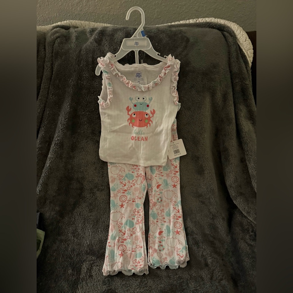 Kids Ocean-Themed Matching Set